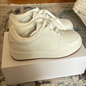 Alo White Recovery Mode Sneakers
